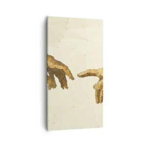 Schilderen op canvas - Goddelijke geometrie - 55x100 cm