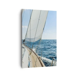 Schilderen op canvas - Ahoi, avontuur - 80x120 cm