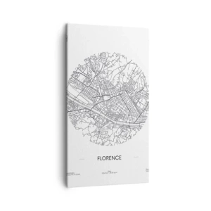 Schilderen op canvas - Anatomie van Florencia - 45x80 cm