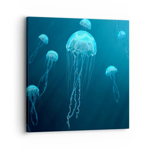 Schilderen op canvas - Oceaandans - 30x30 cm