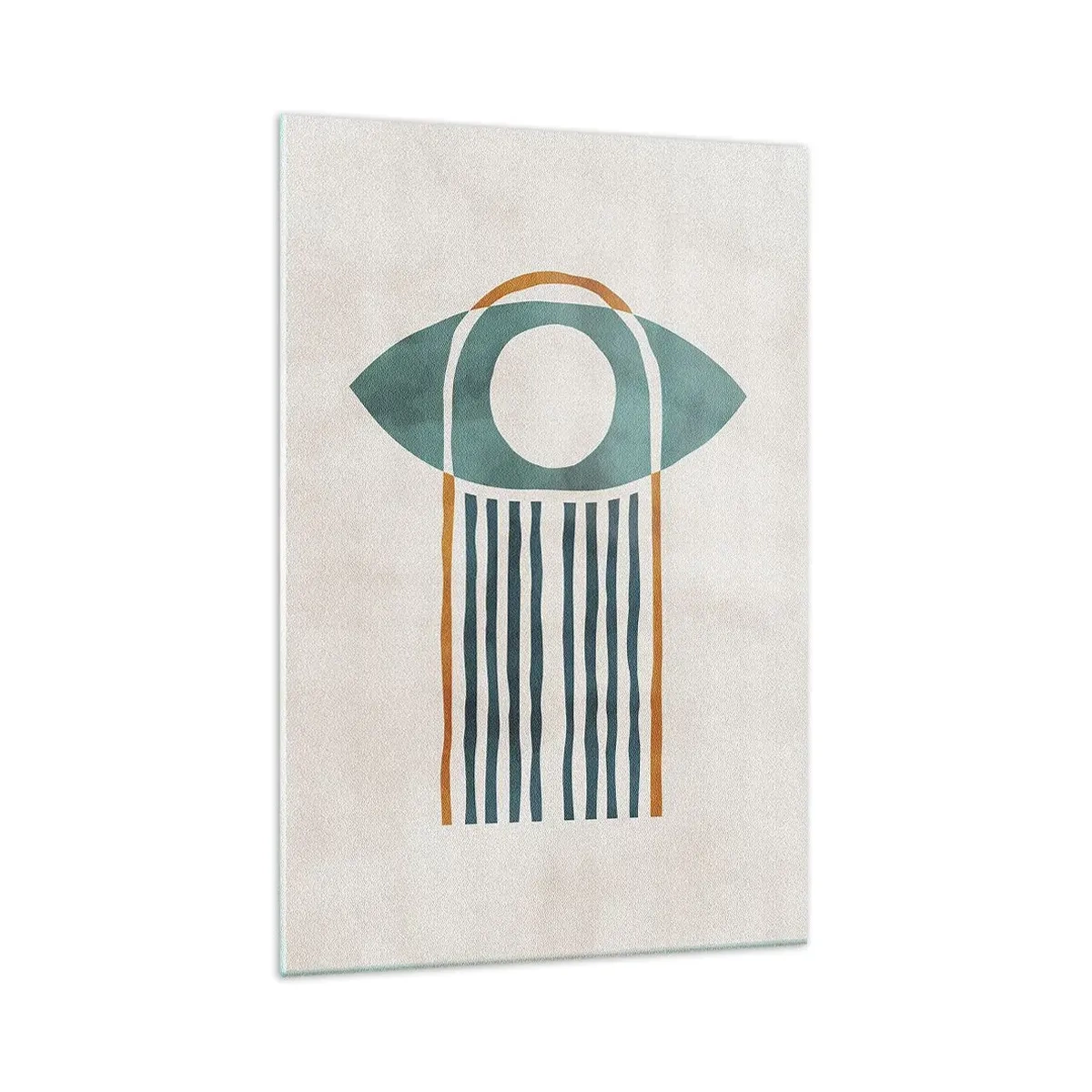 Schilderen op glas - Tekens en rituelen - 70x100 cm