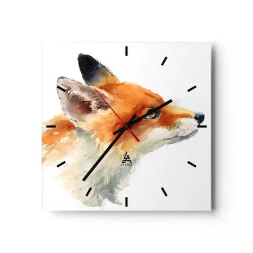 Wandklok - Klok - Je kunt nooit voorzichtig genoeg zijn - 40x40 cm