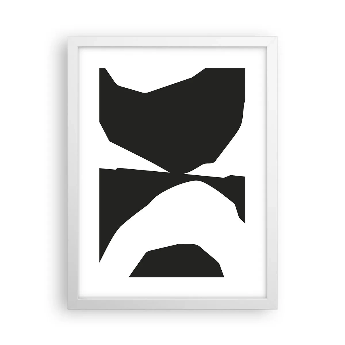 Poster in een witte lijst - Positief – negatief - 30x40 cm