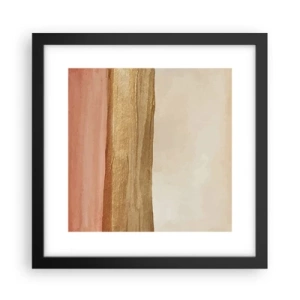 Poster in een zwarte lijst - Verticale compositie - 30x30 cm