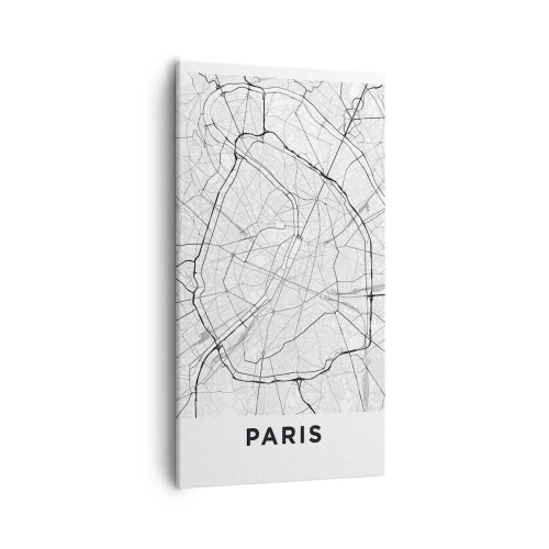 Schilderen op canvas - Parijs bloem - 55x100 cm