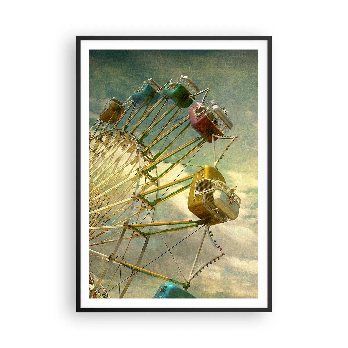 Poster in een zwarte lijst - Het zal zo zijn, het zal leuk zijn..., - 70x100 cm