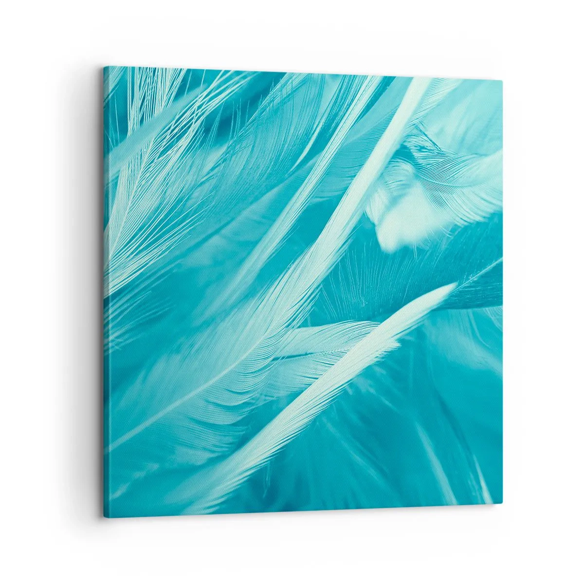 Schilderen op canvas - Verdrinken in pluisjes - 60x60 cm