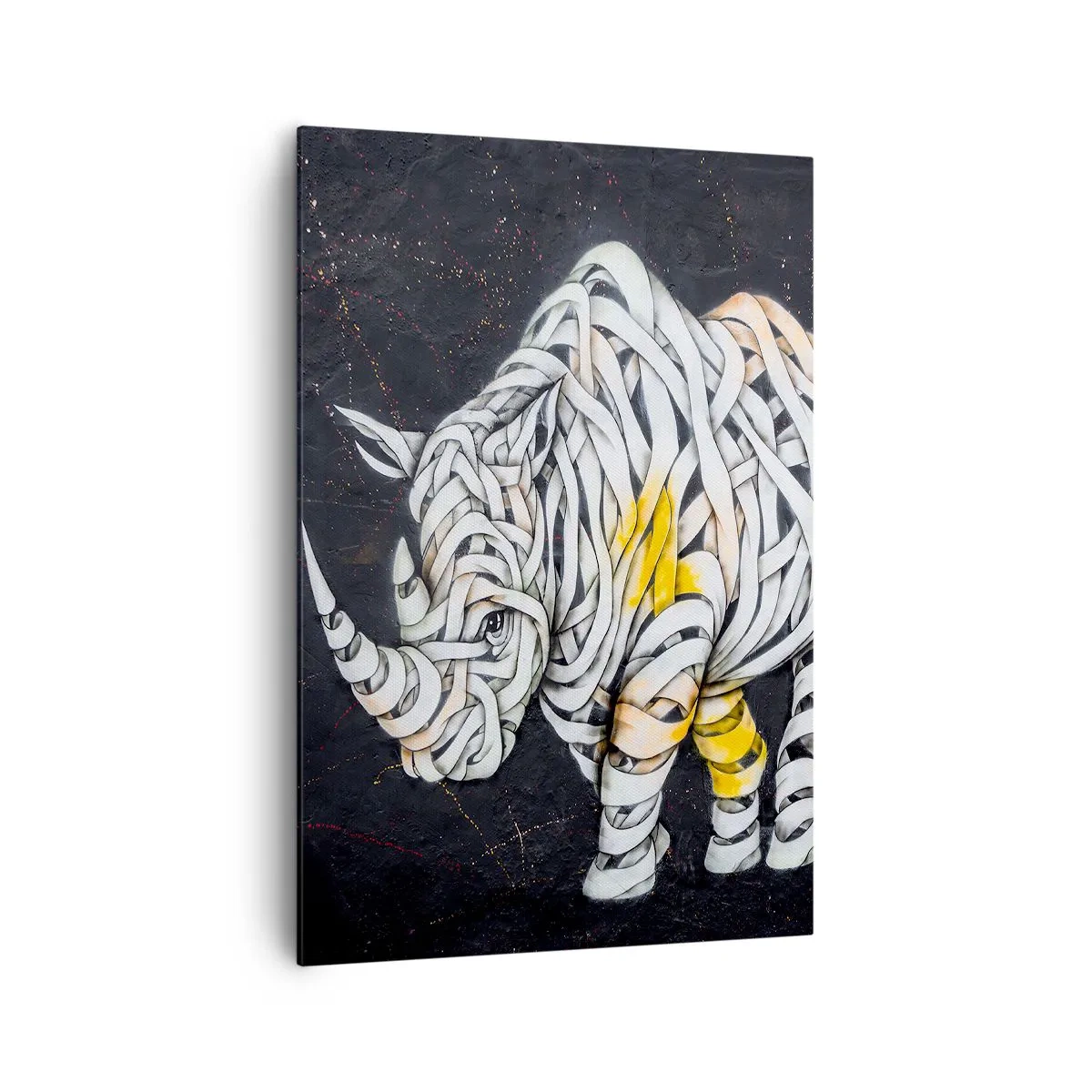 Schilderen op canvas - Hardvochtigheid is een mythe - 70x100 cm