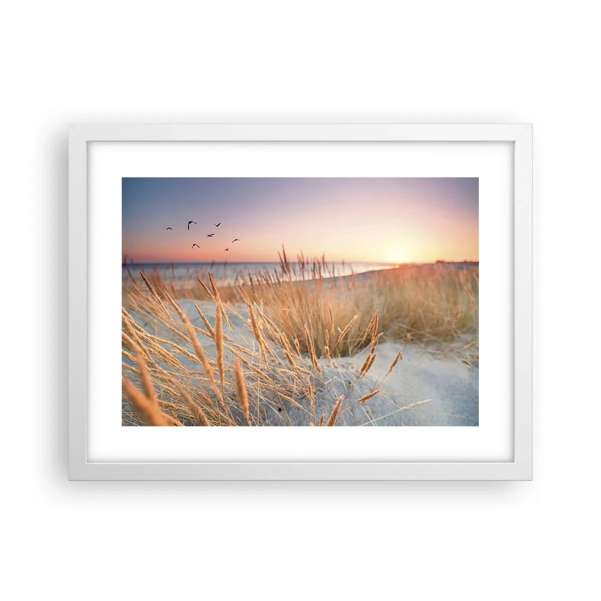 Poster in een witte lijst - Het Baltische slaapliedje - 40x30 cm