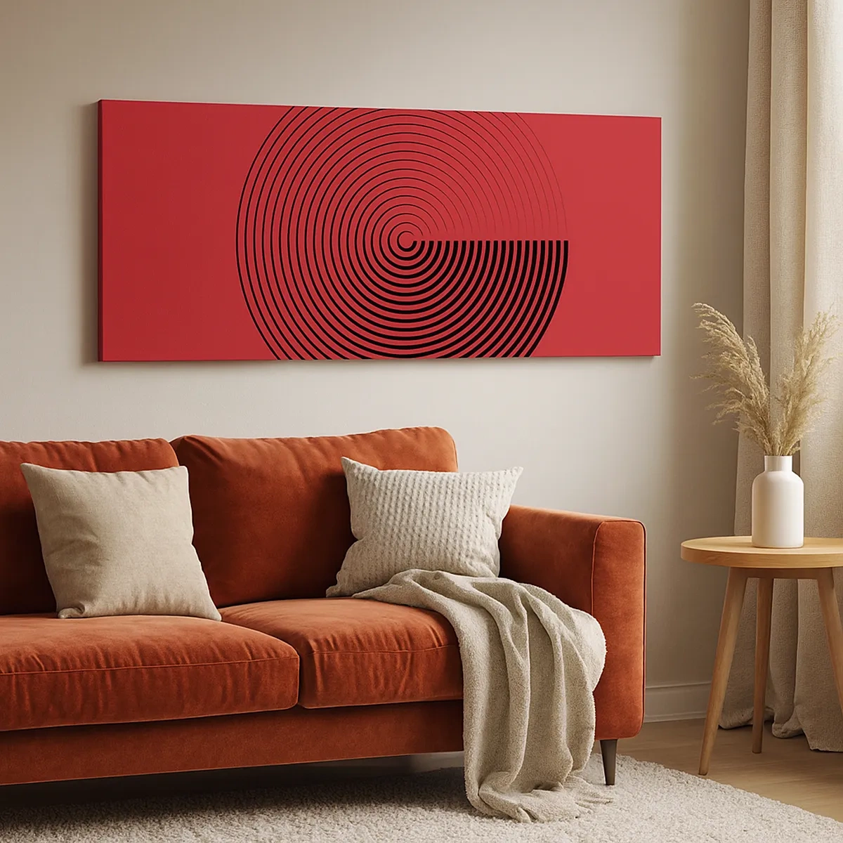 Schilderen op canvas - Circulaire beweging - 30x30 cm