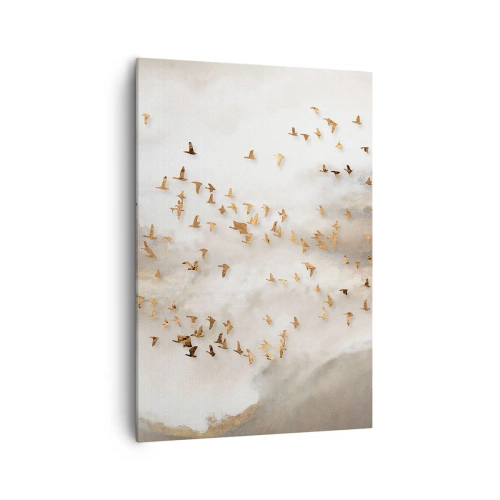Schilderen op canvas - Het is tijd… - 70x100 cm