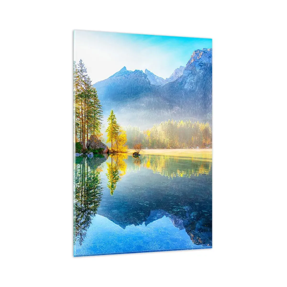 Schilderen op glas - Majesteit en zoetheid - 80x120 cm