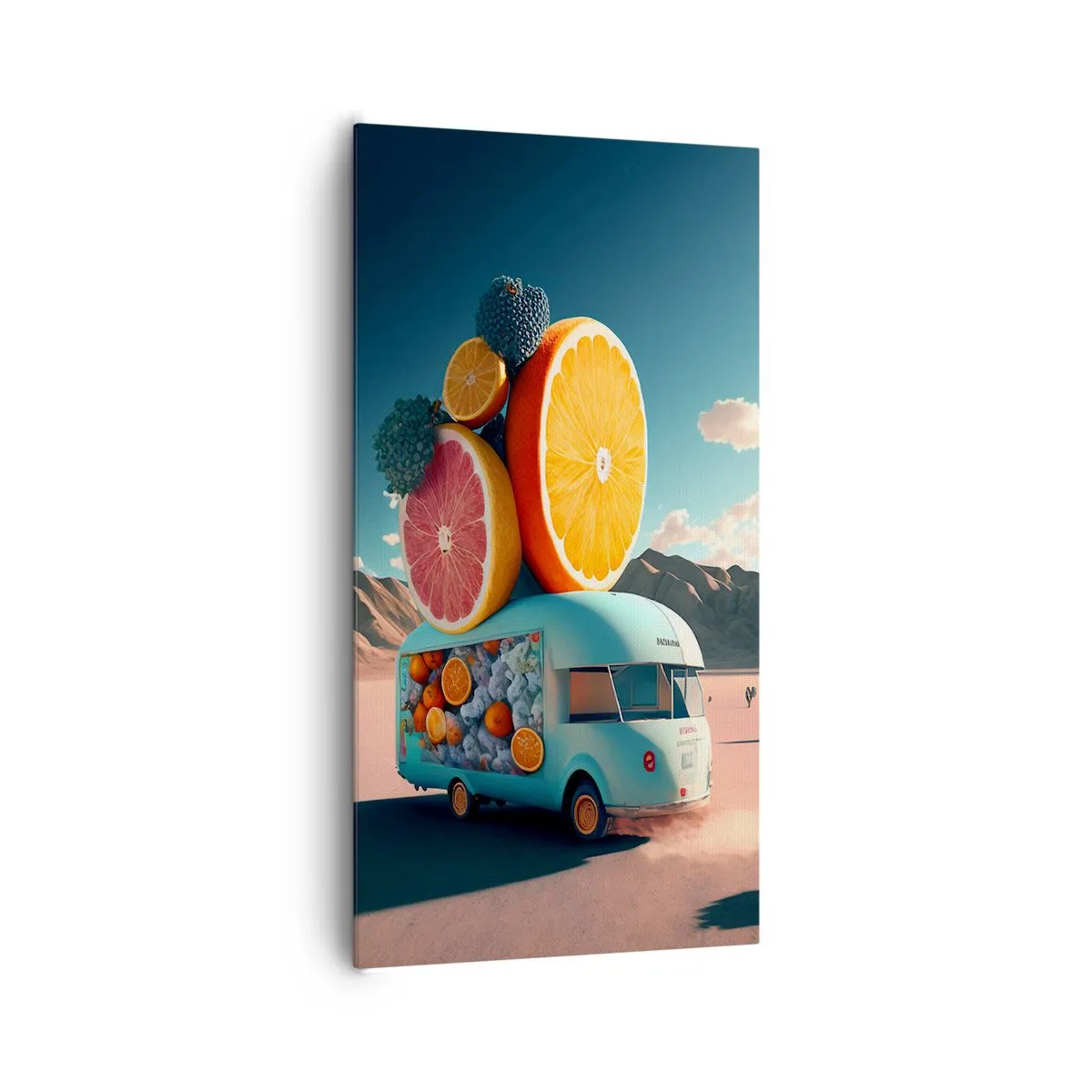 Schilderen op canvas - De smaak van vakantie - 65x120 cm