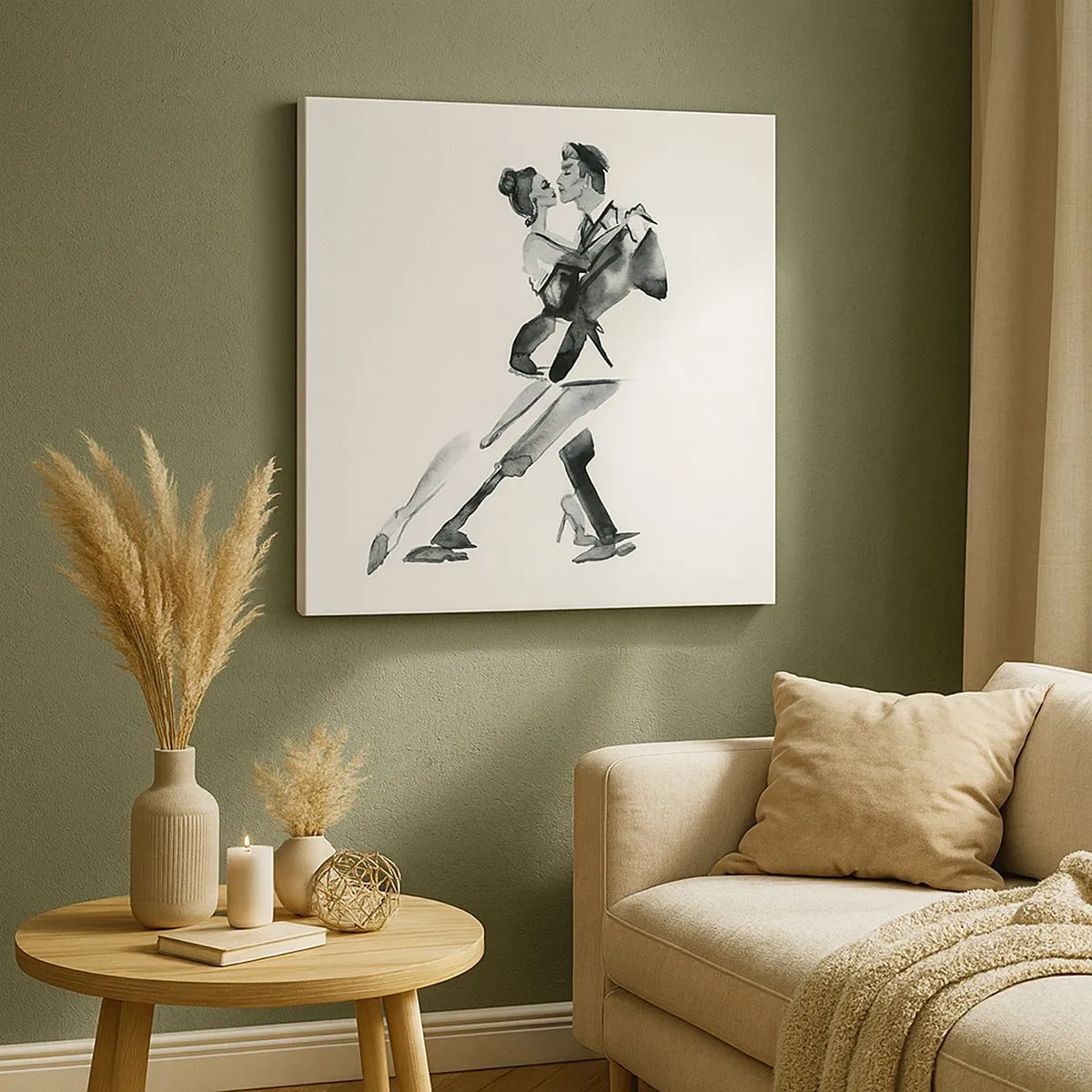 Schilderen op canvas - In één slag - 30x30 cm