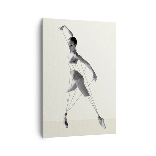 Schilderen op canvas - In het theater van de wereld - 70x100 cm
