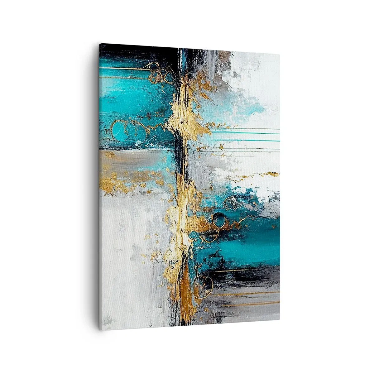 Schilderen op canvas - Alles vloeit - 50x70 cm