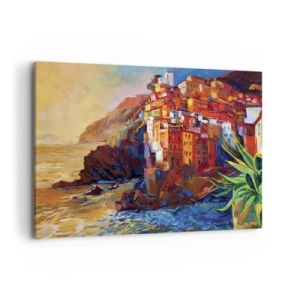 Schilderen op canvas - Italiaanse sfeer - 120x80 cm