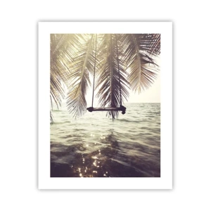 Poster - Je kunt naar believen in de wolken slingeren - 40x50 cm