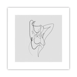 Poster - Zoals je echt bent… - 30x30 cm