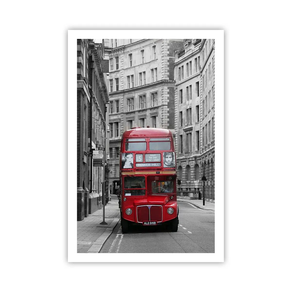 Poster - Het dagelijkse leven hoeft niet grijs te zijn - 61x91 cm