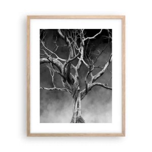 Een poster in een licht eiken lijst - Oorspronkelijk en heilig - 40x50 cm