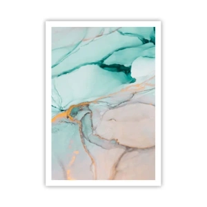 Poster - Een dans van vormen en kleuren - 70x100 cm