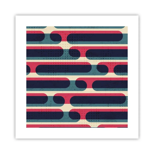 Poster - In de diepte en vooruit - 40x40 cm