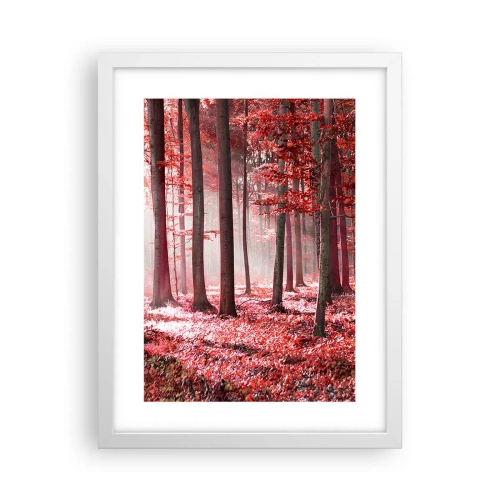 Poster in een witte lijst - Rood is net zo mooi - 30x40 cm