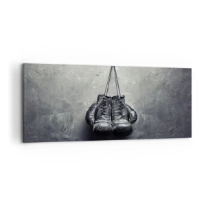 Schilderen op canvas - Tijd van strijd en Tijd van vrede - 120x50 cm