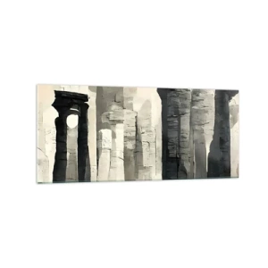 Schilderen op glas - De majesteit van de oudheid - 120x50 cm