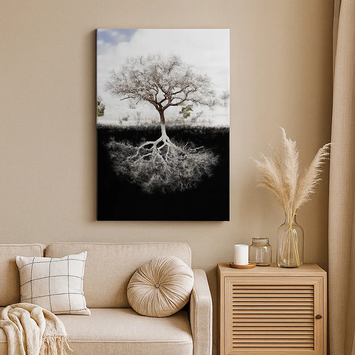 Schilderen op canvas - De natuur van de wereld ontdekken - 50x70 cm