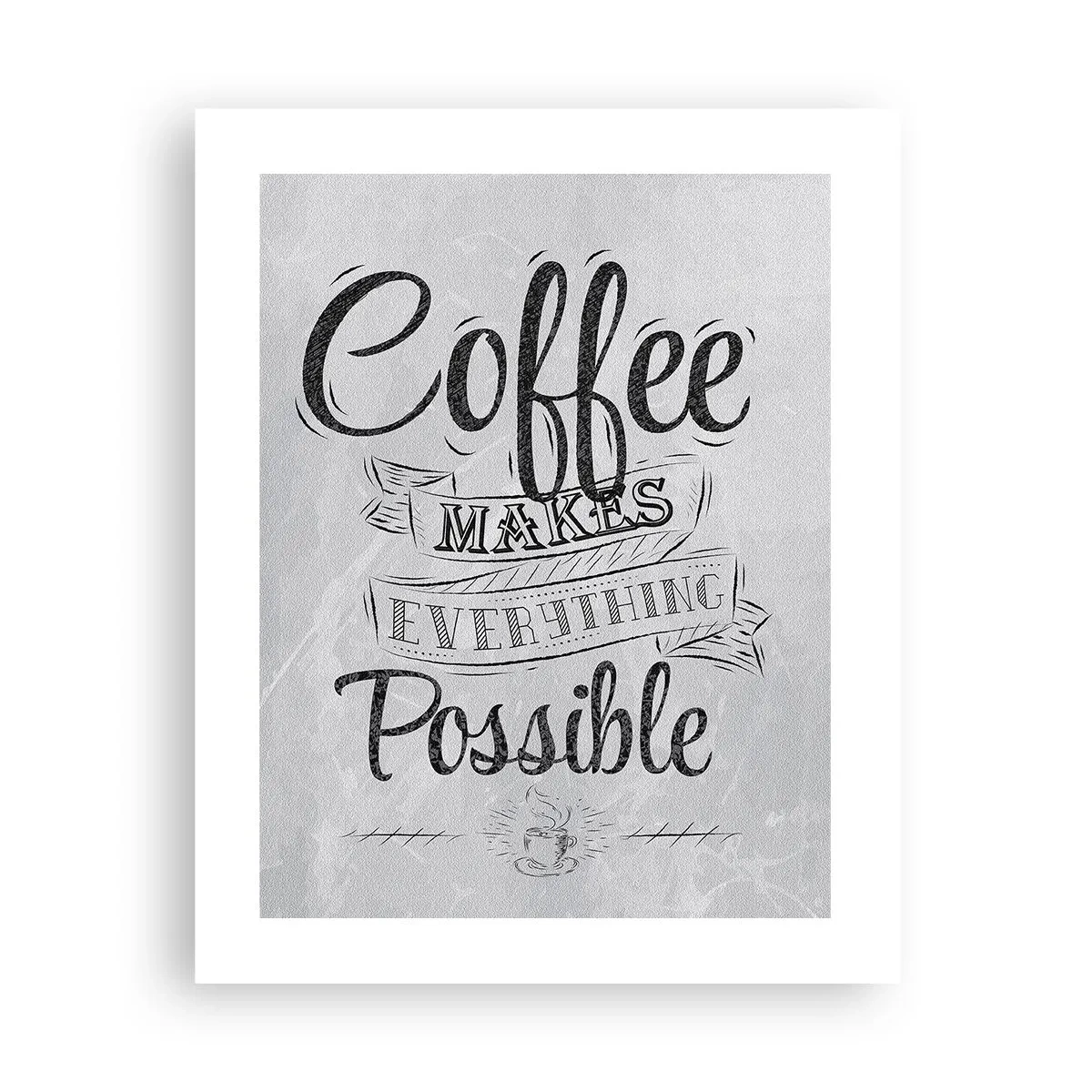 Poster - Hoe kun je niet van koffie houden? - 40x50 cm