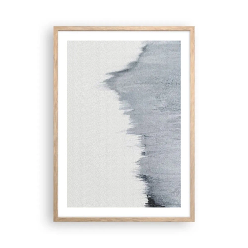 Een poster in een licht eiken lijst - Mysterieuze tekst - 50x70 cm