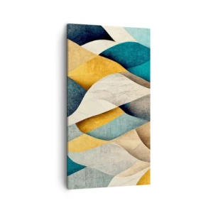 Schilderen op canvas - Ritme en beweging - 45x80 cm