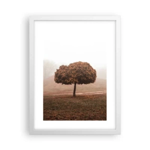 Poster in een witte lijst - Na een drukke zomer - 30x40 cm