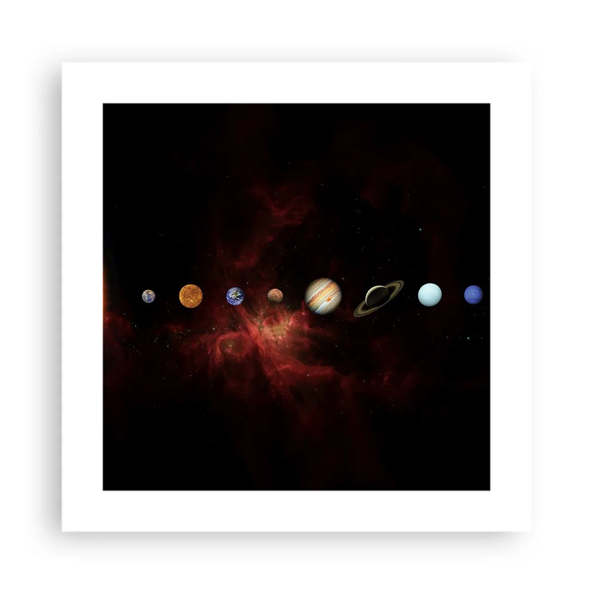 Poster - Onze buurt - 40x40 cm