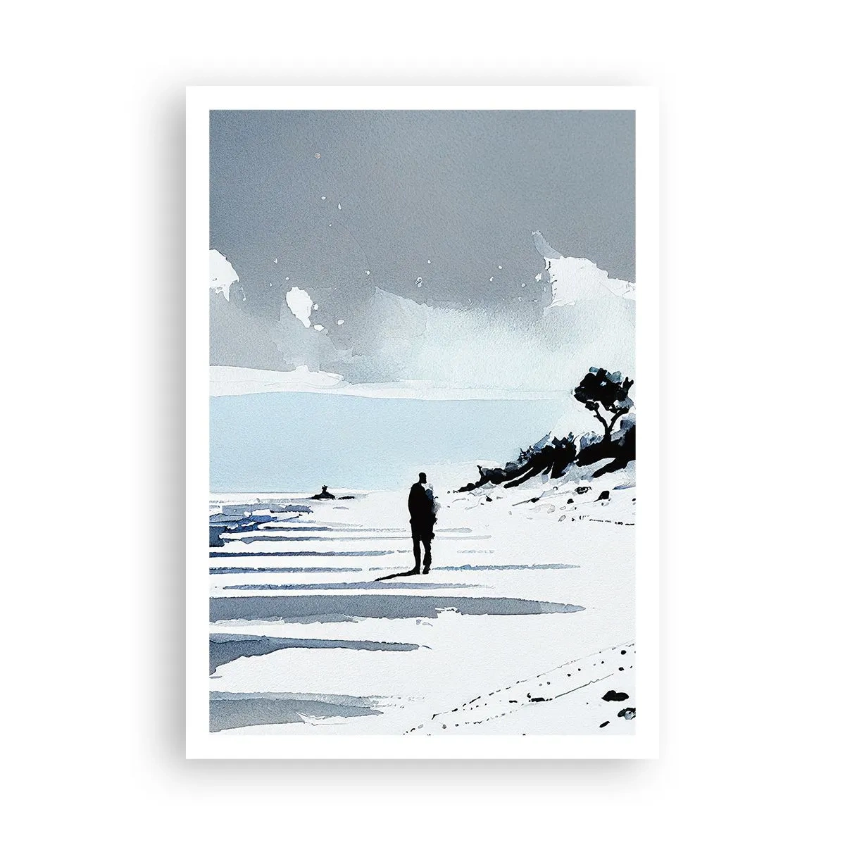 Poster - Alleen - 70x100 cm