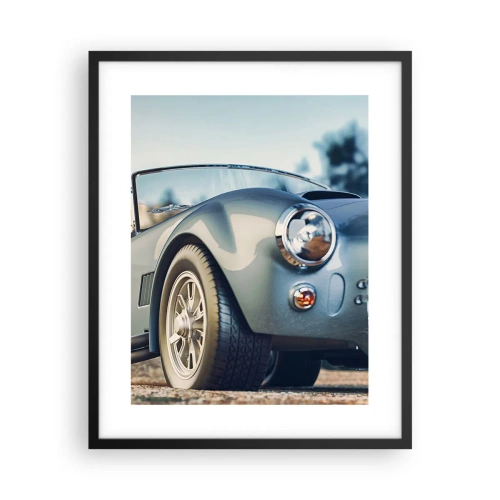 Poster in een zwarte lijst - Omdat stijl ertoe doet - 40x50 cm