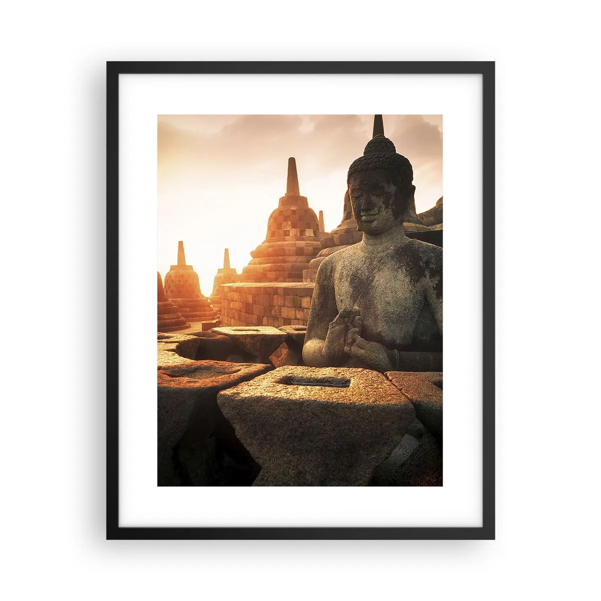 Poster in een zwarte lijst - Weer van grote wijsheid - 40x50 cm