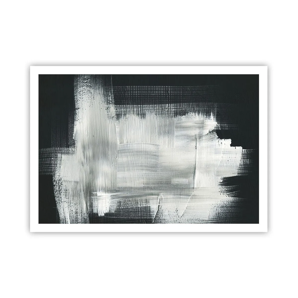 Poster - Geweven van verticaal en horizontaal - 100x70 cm