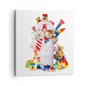 Schilderen op canvas - Schatjes van Kleintjes - 70x70 cm