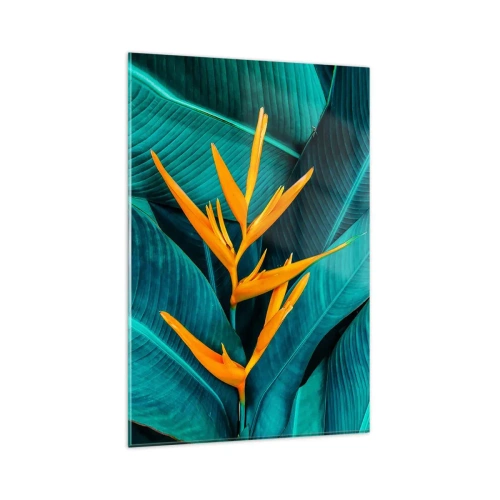 Schilderen op glas - Eden bloem - 80x120 cm