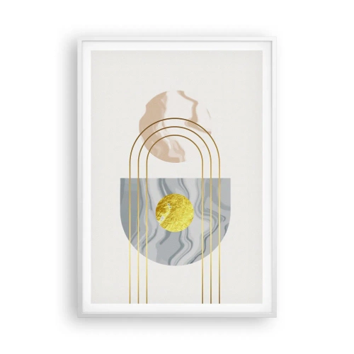 Poster in een witte lijst - Helderheid en schittering - 70x100 cm