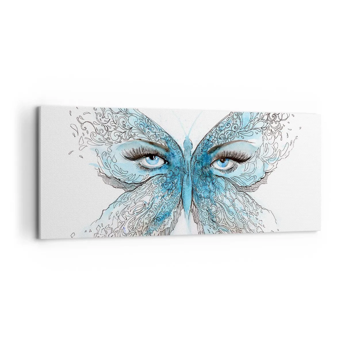 Schilderen op canvas - Eros pimpelmees - 120x50 cm
