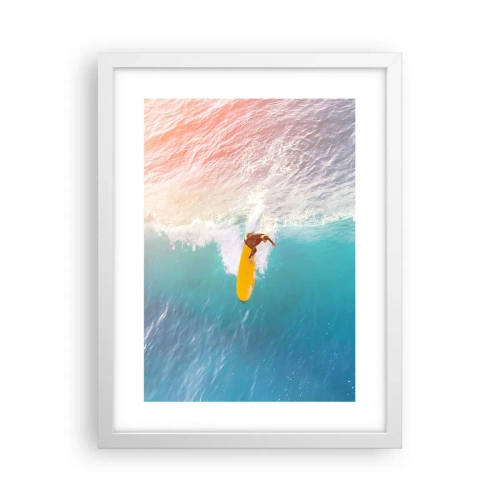 Poster in een witte lijst - De oceaanruiter - 30x40 cm