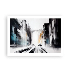 Poster - Stadsstudie: architectuur en beweging - 70x50 cm