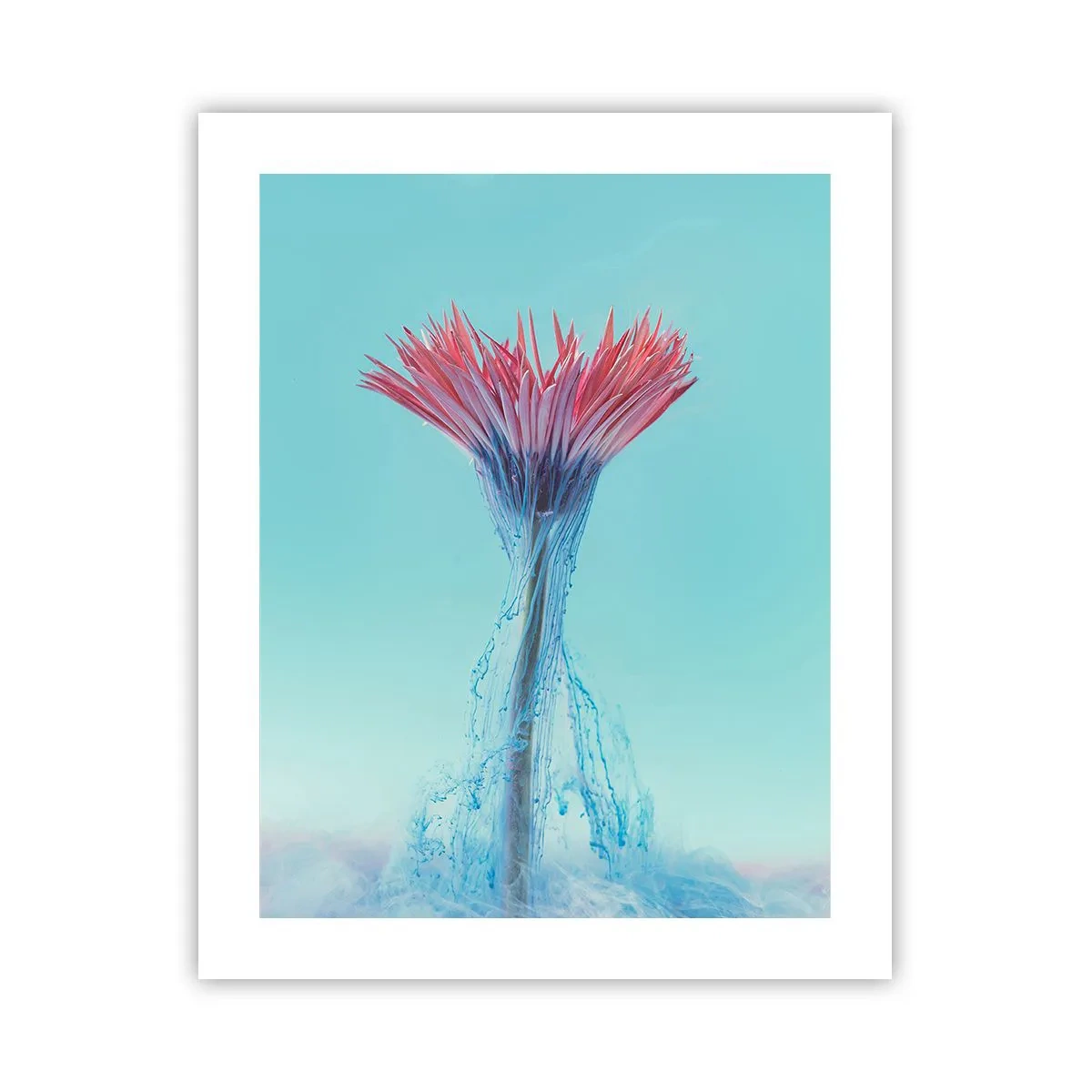 Poster - In een verkwikkende omhelzing - 40x50 cm