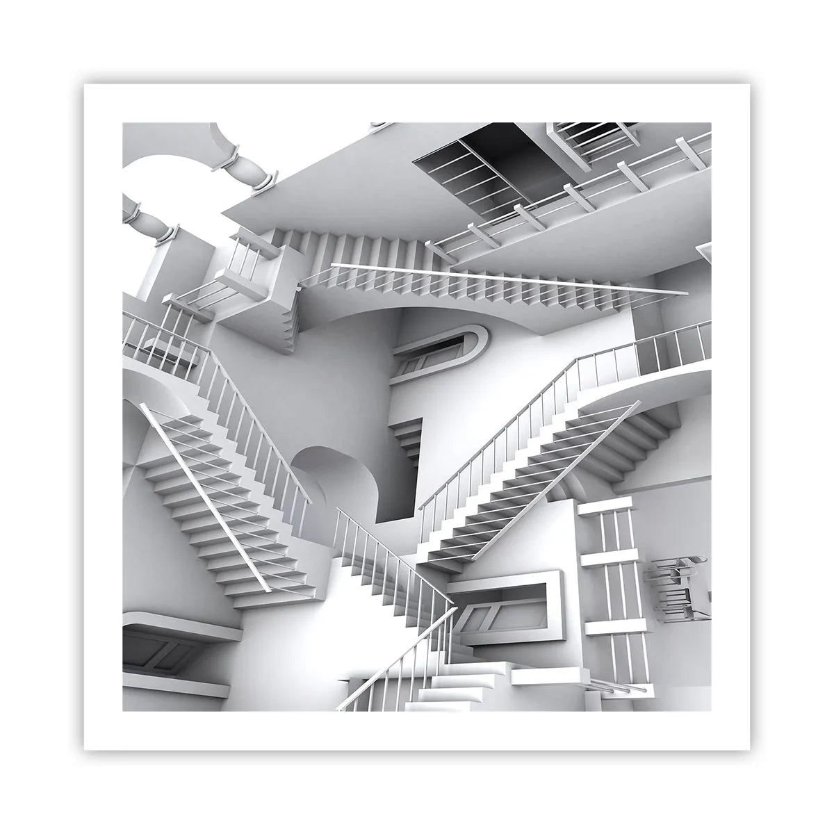 Poster - De paradoxen van de ruimte - 60x60 cm