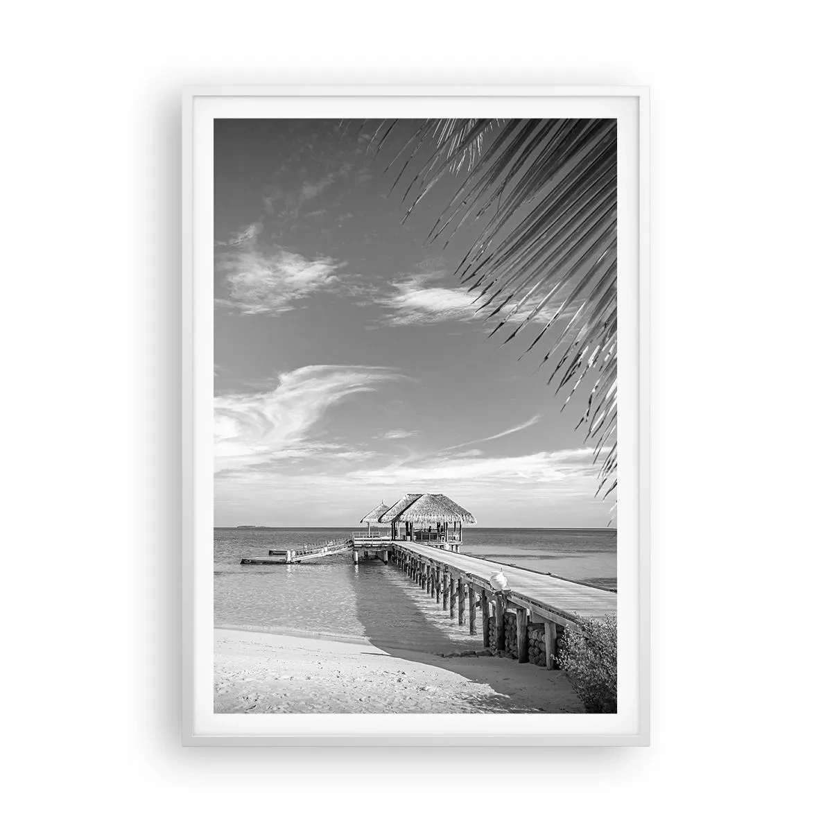 Poster in een witte lijst - Herinnering of droom? - 70x100 cm