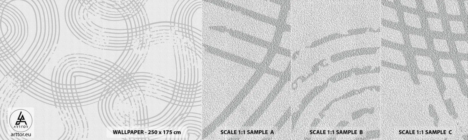 Fotobehang Monster Premium Sand - Er is geen rechte weg - Minimalisme, Deel, Helder - 100x30 cm